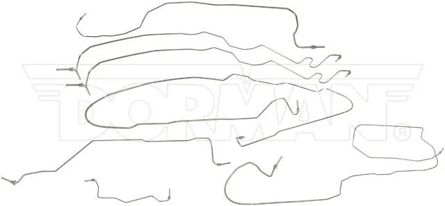 919-144 – DORMAN Brake Line Kit, OE Replacement With 7 Stainless Steel Brake Lines